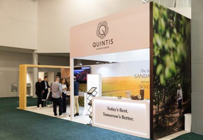 Quintis Sandalwood Booth At The World Perfumery Congress 2022 450X300