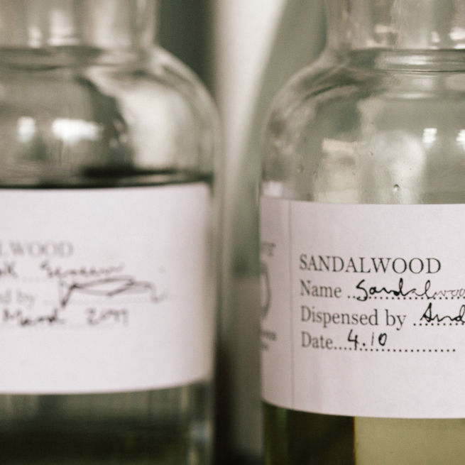 Sandalwood Oil Labels
